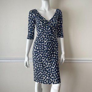 Diane Von Furstenberg Silk Print Tarelle Sheath Dr